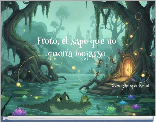 Front cover of 'Froto, el sapo que no quería mojarse' 