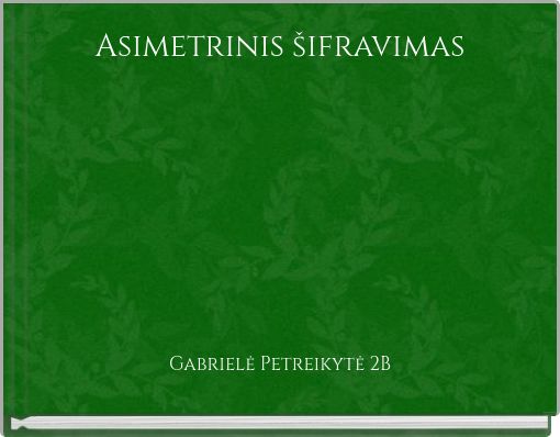 Asimetrinis šifravimas