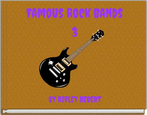 Front cover of 'Famous Rock Bands 3' 