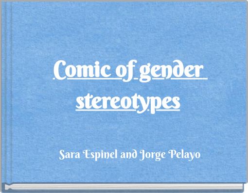 Front cover of 'Comic of gender stereotypes' 