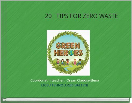 20 TIPS FOR ZERO WASTE