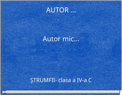 AUTOR ... Autor mic...