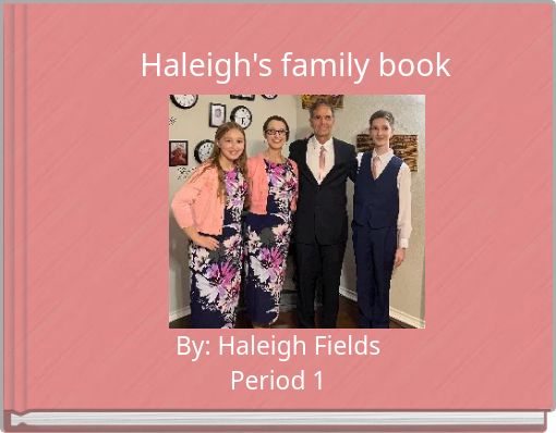 Haleigh's family book