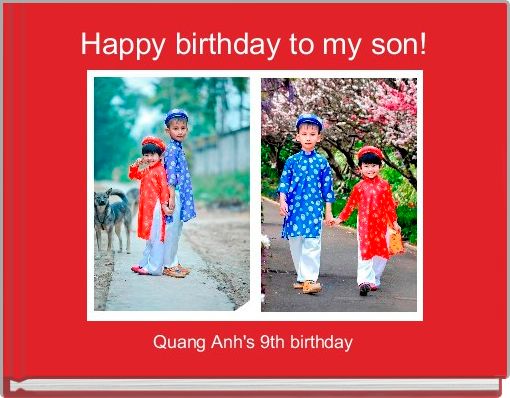 Happy birthday to my son!