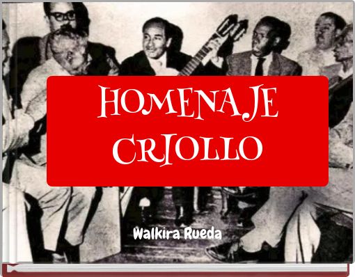 Book Cover for: HOMENAJE CRIOLLO