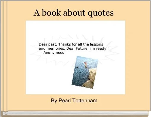 Front cover of 'A book about quotes ' 