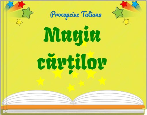 Front cover of 'Magia cărților' 