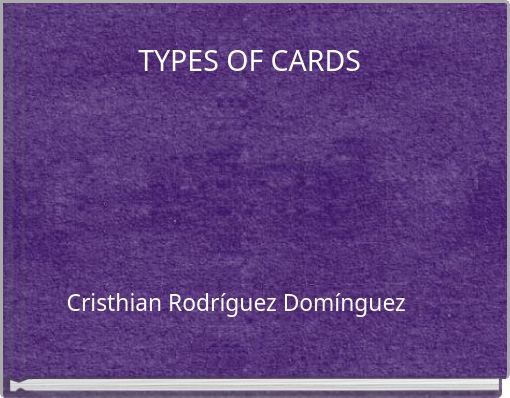 Front cover of 'TYPES OF CARDS' 