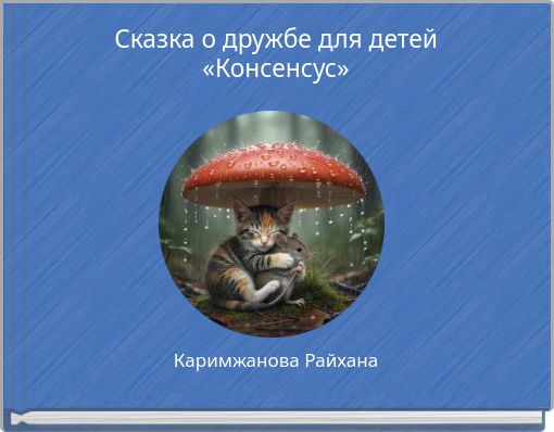 Book Cover for: Сказка о дружбе для детей «Консенсус» Каримжанова Райхана