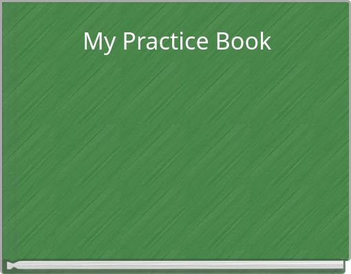 Front cover of 'My Practice Book' 