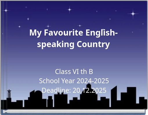 My Favourite English-speaking Country