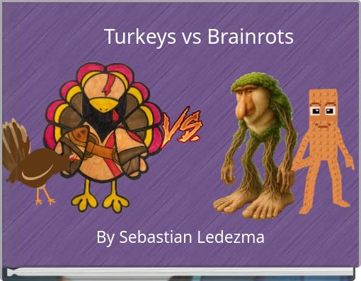 Front cover of 'Turkeys vs Brainrots' 