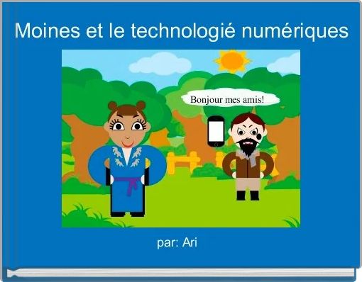 Front cover of 'Moines et le technologié numériques' 