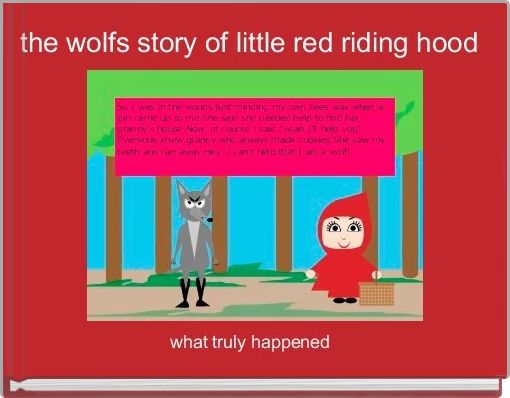 the wolfs story of little red riding hood 