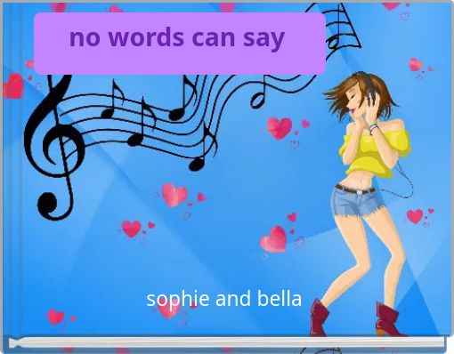 Front cover of 'no words can say' 