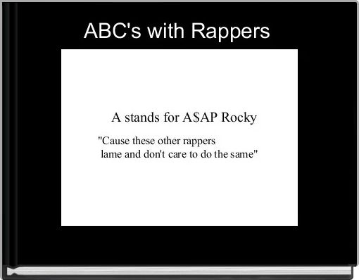 Front cover of 'ABC's with Rappers ' 