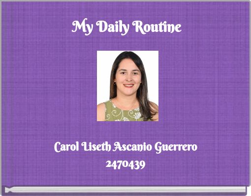 Front cover of 'My Daily Routine' 