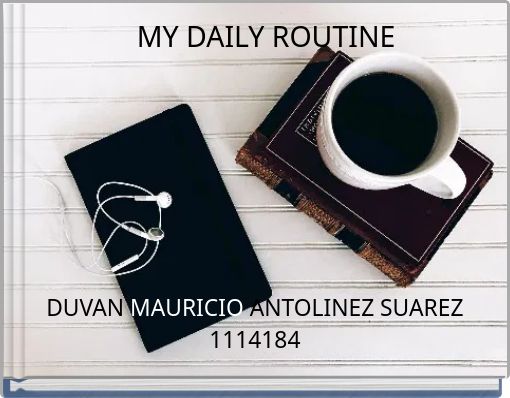 Front cover of 'MY DAILY ROUTINE' 