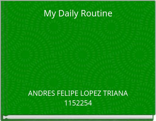 Front cover of 'My Daily Routine' 
