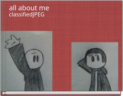 Front cover of 'all about me' 