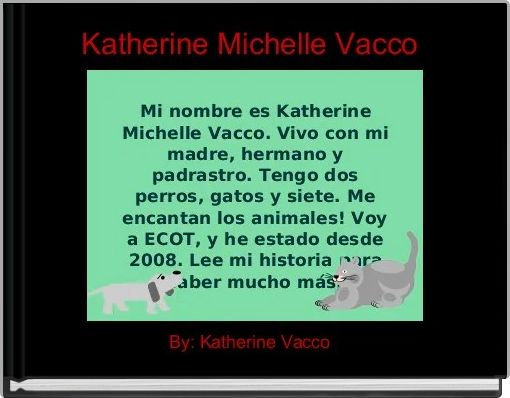 Front cover of 'Katherine Michelle Vacco ' 