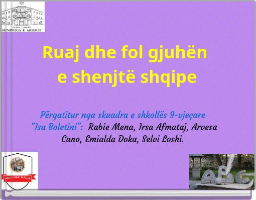 Book Cover for: Ruaj dhe fol gjuhën e shenjtë shqipe