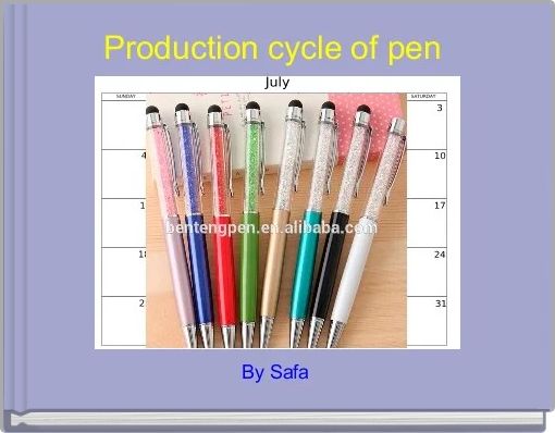 Production cycle of pen 