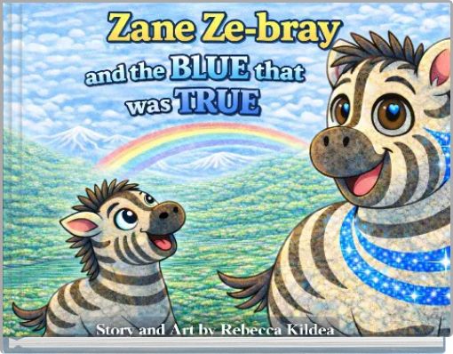 Book Cover for: Zane Ze-bray and the Blue That Was True