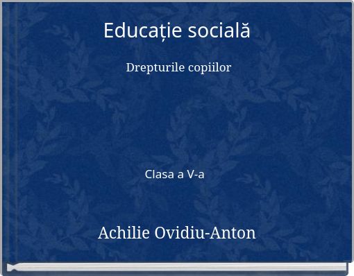 Educație socială