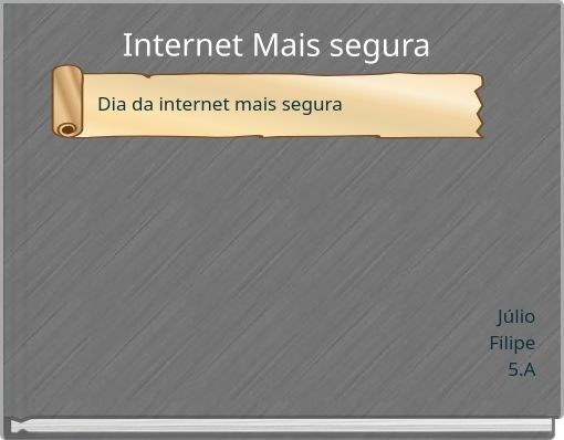 Front cover of 'Internet Mais segura' 