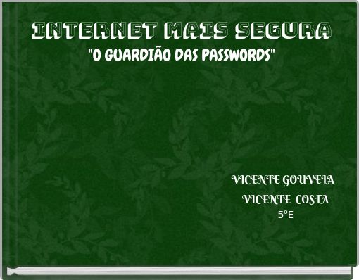 Front cover of 'INTERNET MAIS SEGURA 