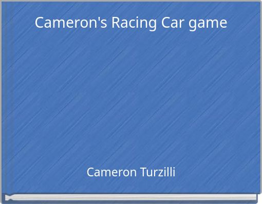 Cameron's Racing Car game