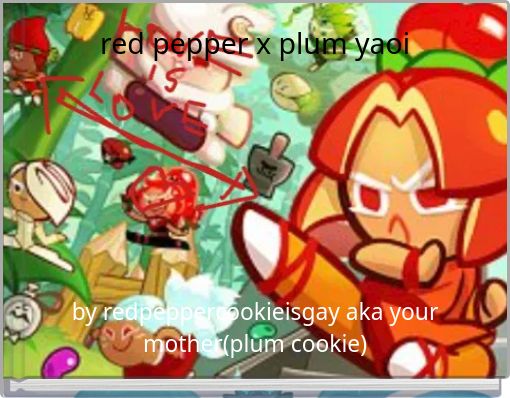 Front cover of 'red pepper x plum yaoi' 