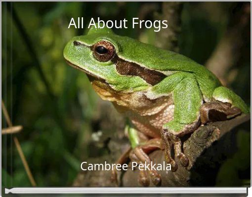 Book Cover for: All About Frogs