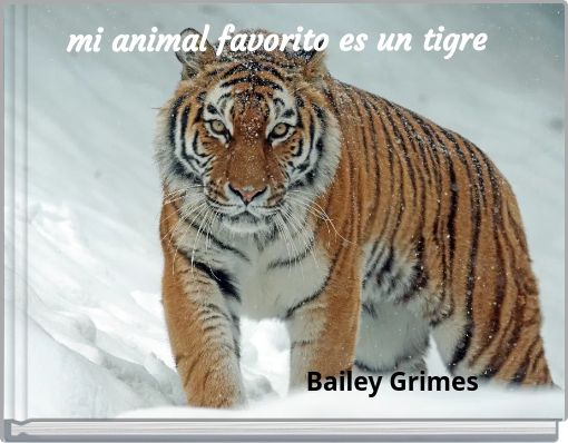 mi animal favorito es un tigre