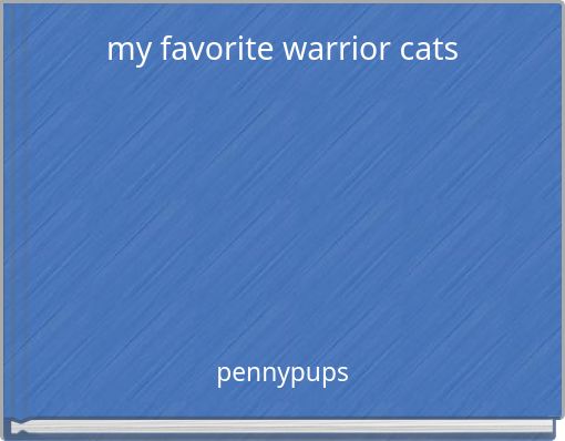 Front cover of 'my favorite warrior cats' 