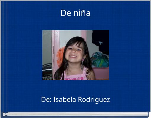 Book Cover for: De niña
