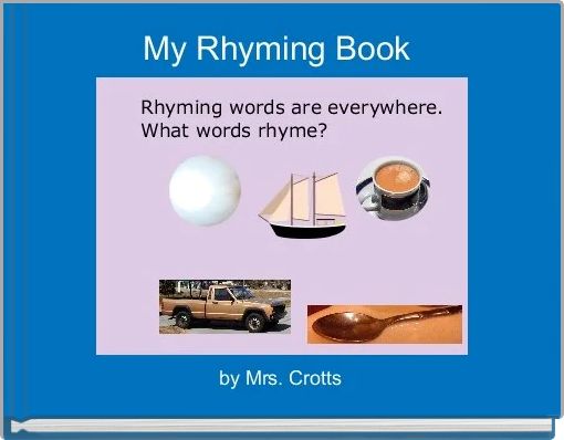 Front cover of 'My Rhyming Book ' 