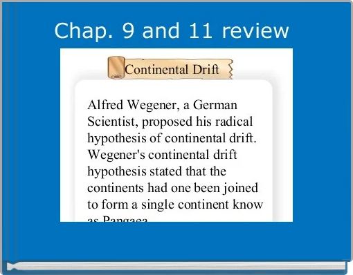 Chap. 9 and 11 review 