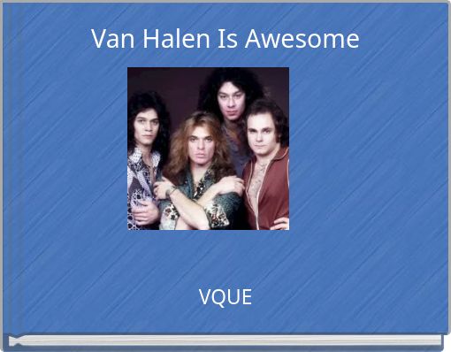 Front cover of 'Van Halen Is Awesome' 