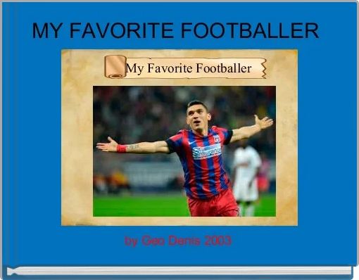 Front cover of 'MY FAVORITE FOOTBALLER ' 