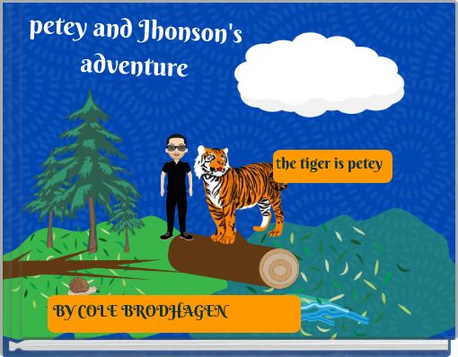 Front cover of 'petey and Jhonson's adventure' 