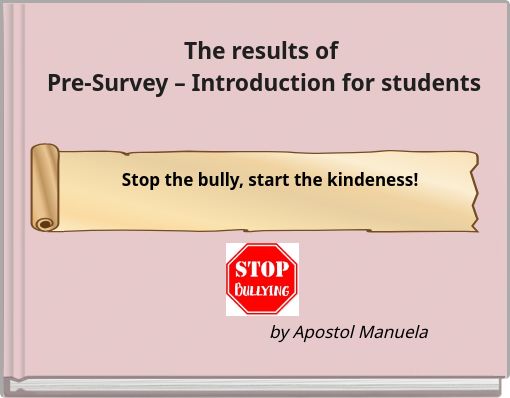 The results of Pre-Survey – Introduction for students
