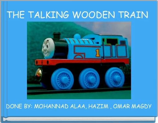 Front cover of 'THE TALKING WOODEN TRAIN' 