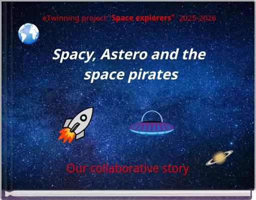 eTwinning project "Space explorers" 2025-2026 Spacy, Astero and the space pirates