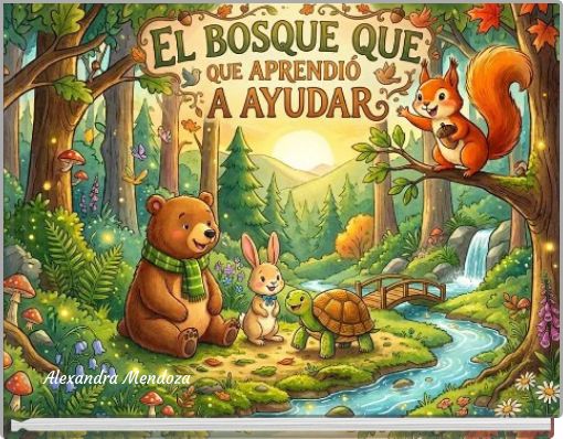 Front cover of 'El bosque que aprendió a ayudar' 