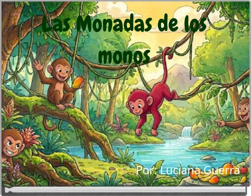 Front cover of 'Las Monadas de los monos' 