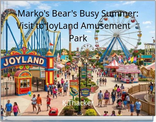Marko's Bear's Busy Summer: Visit to JoyLand Amusement Park