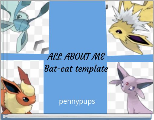 ALL ABOUT ME Bat-cat template