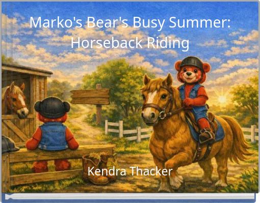 Marko's Bear's Busy Summer: Horseback Riding